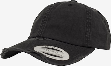 Casquette Flexfit en noir : devant