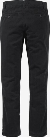 JOHN DEVIN Slimfit Hose in Schwarz