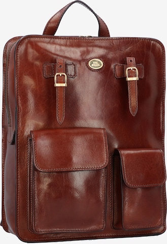 The Bridge Rucksack 'Story Uomo' in Braun: predná strana