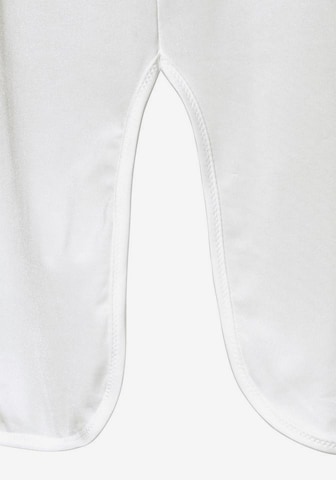 NUANCE Платье с корсетом в Белый