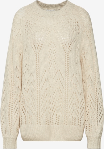 Pepe Jeans - Pullover 'Marzella' em bege: frente