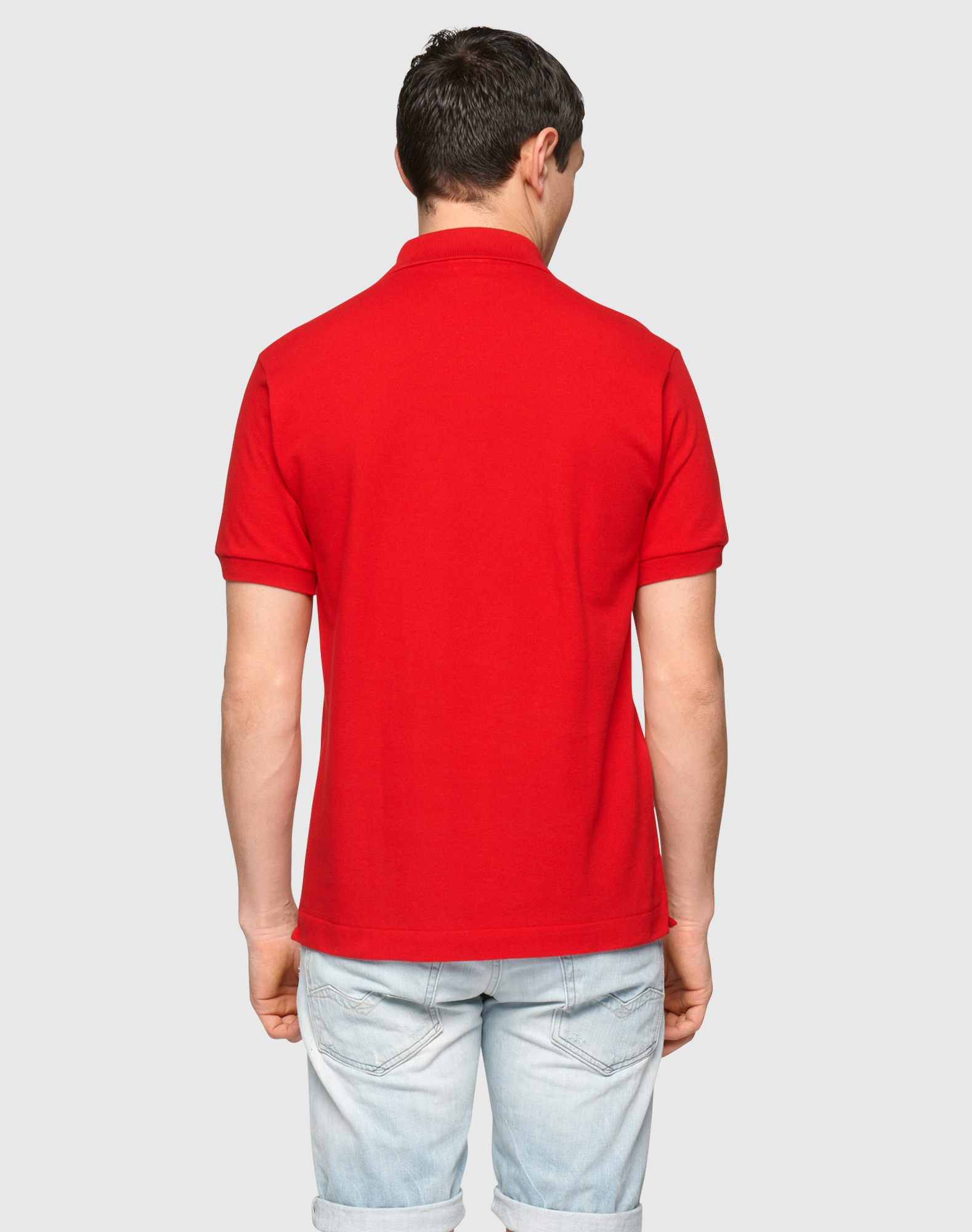 LACOSTE Poloshirt in Rot 