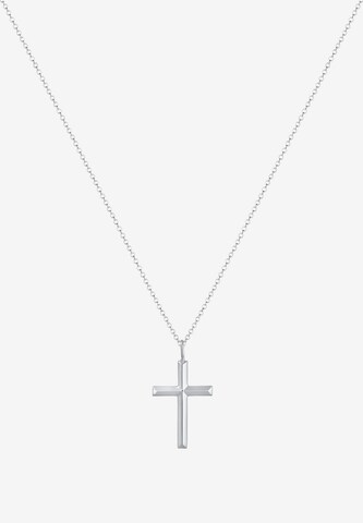 KUZZOI Halsband 'Kreuz' i silver