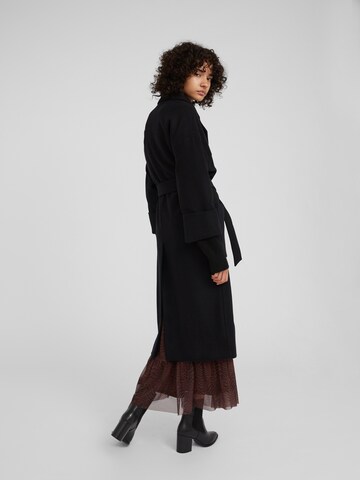 EDITED Between-seasons coat 'Santo' in Black: back