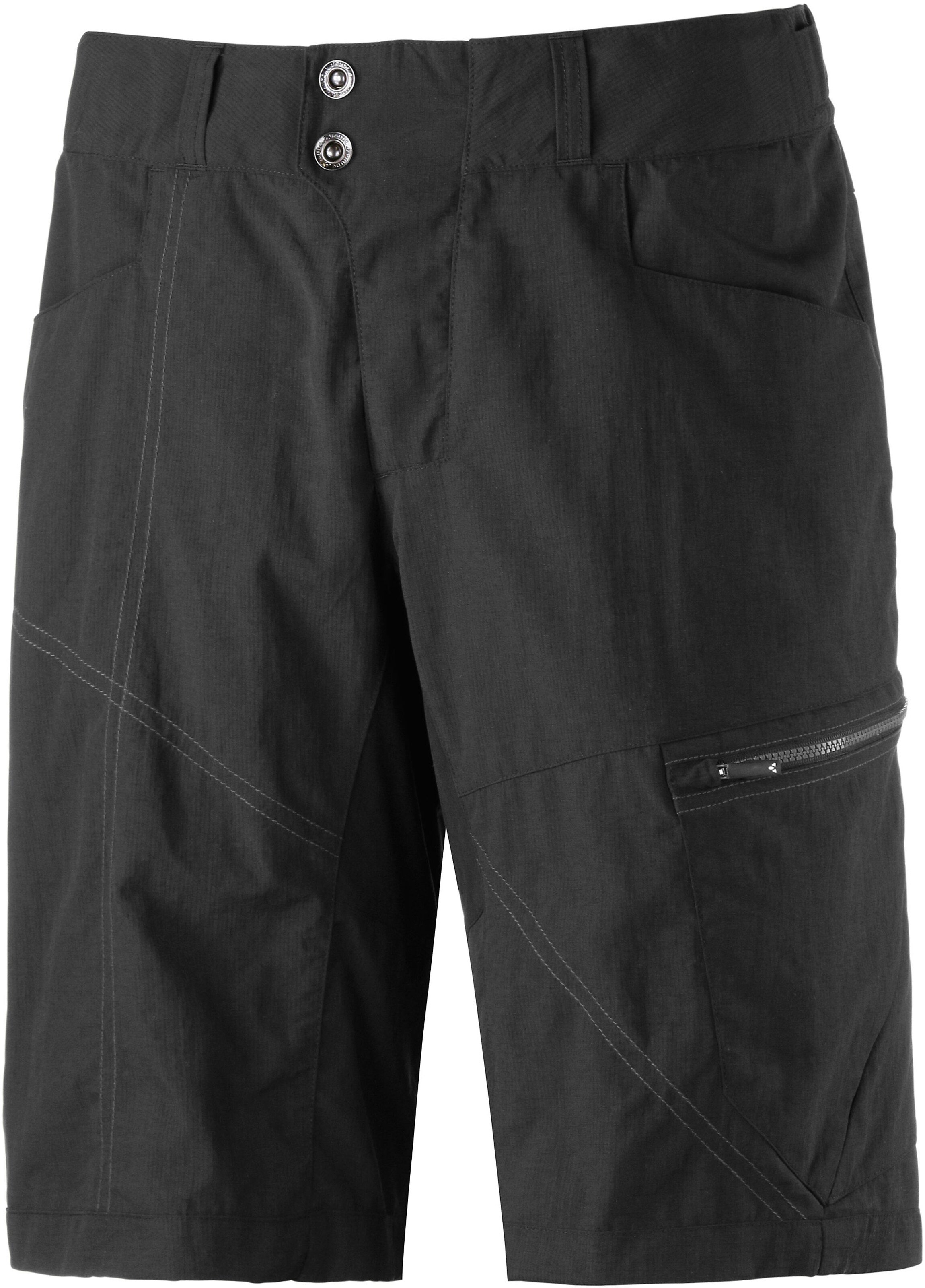 VAUDE Regular Workout Pants 'Tamaro' in Black: front