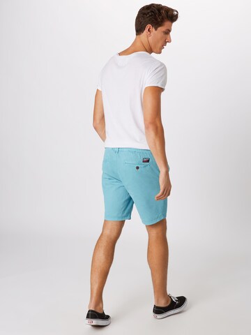 Regular Pantalon Superdry en bleu : derrière