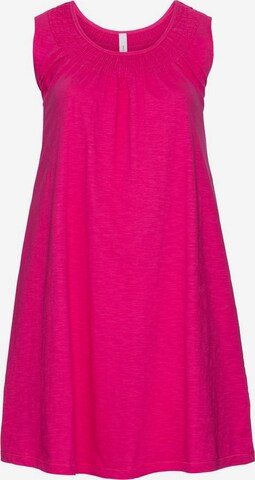 SHEEGO Dress in Pink: front