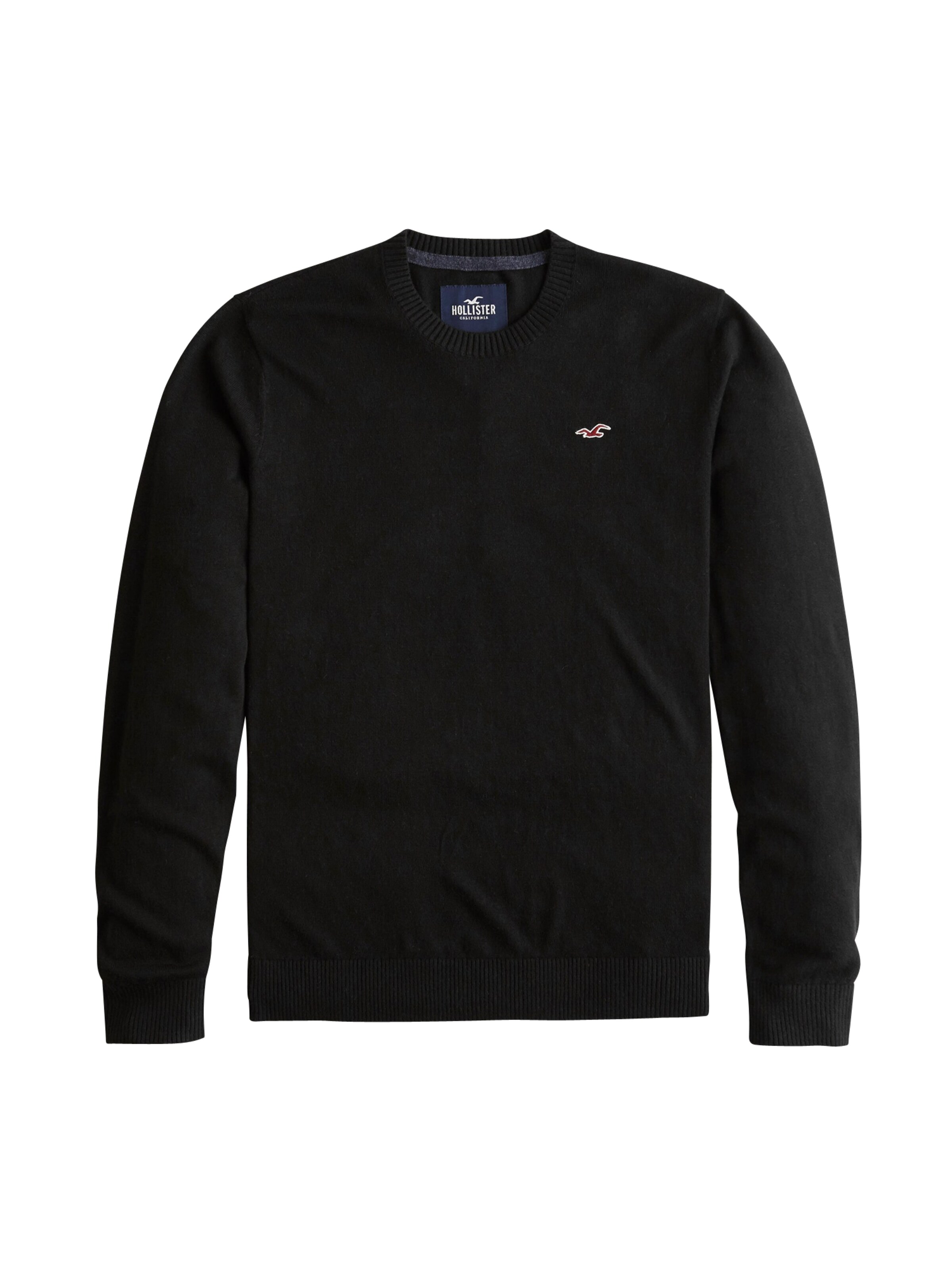 HOLLISTER - Trui 'FG CORE CREW 1CC' in de kleur Zwart