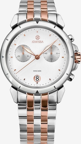 JOWISSA Quarzuhr 'LeWy 6' Swiss Men's Watch in Silber: front
