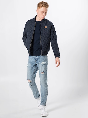 Pulover de la Superdry pe albastru