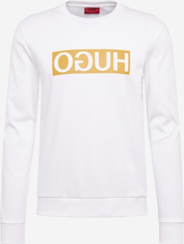 Coupe regular Sweat-shirt 'Dicago202' HUGO en blanc : devant