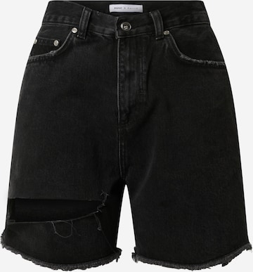 NU-IN Regular Shorts in Schwarz: predná strana