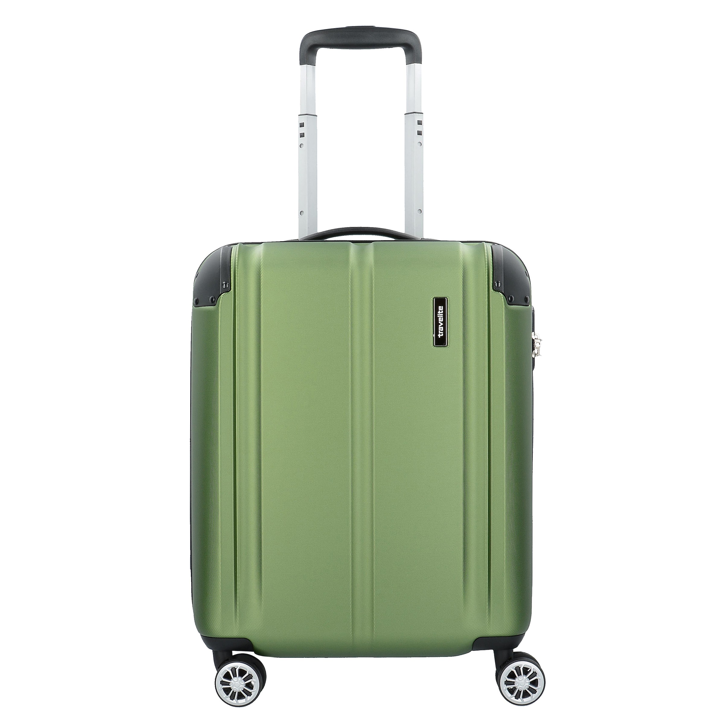 Trolley di TRAVELITE in verde: frontale