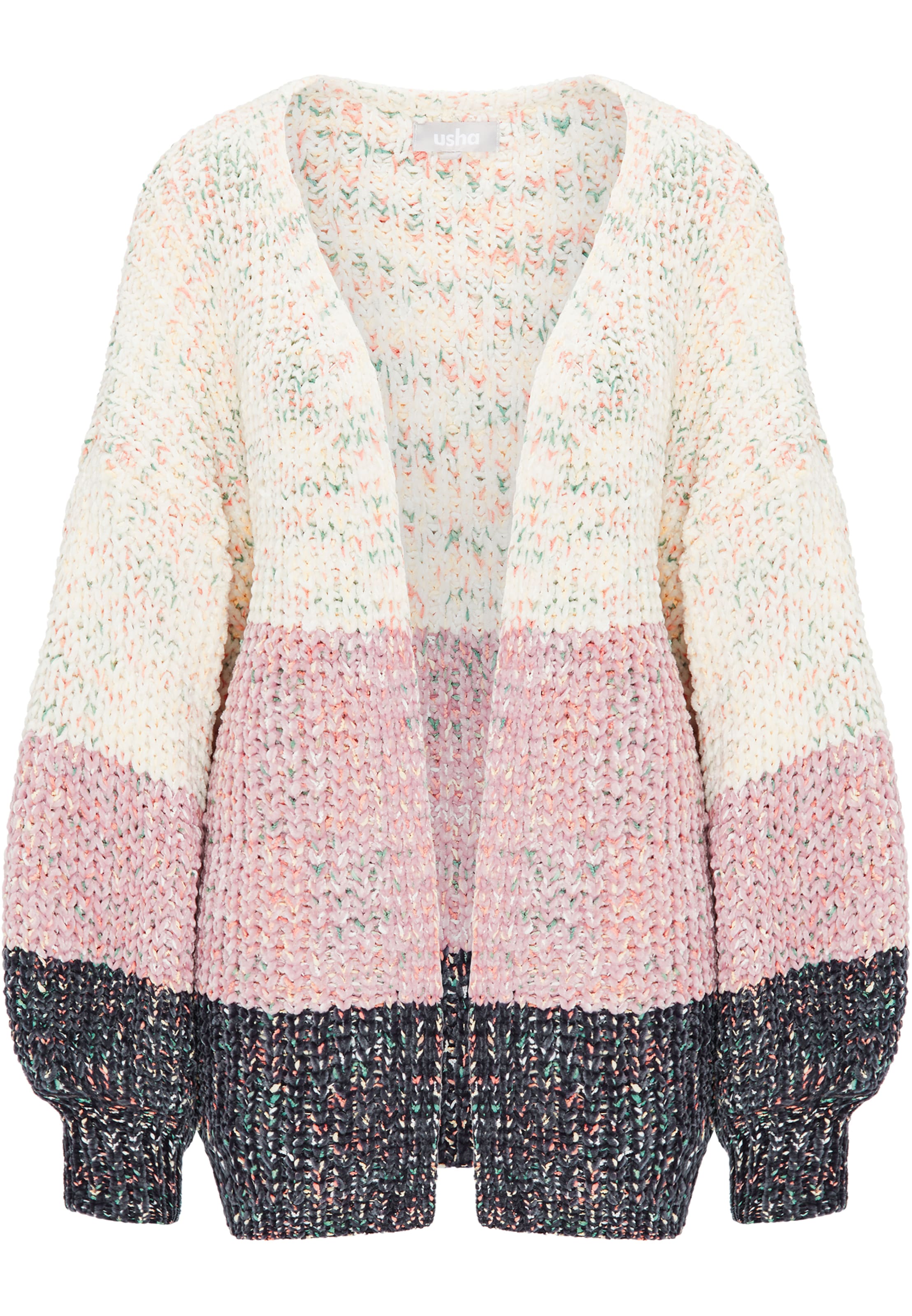 Usha Strickjacke in Weiß: Vorderseite