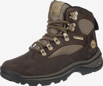 TIMBERLAND Lace-Up Ankle Boots in Brown: front