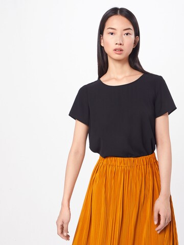 VERO MODA Blouse 'VMSASHA' in Zwart: voorkant