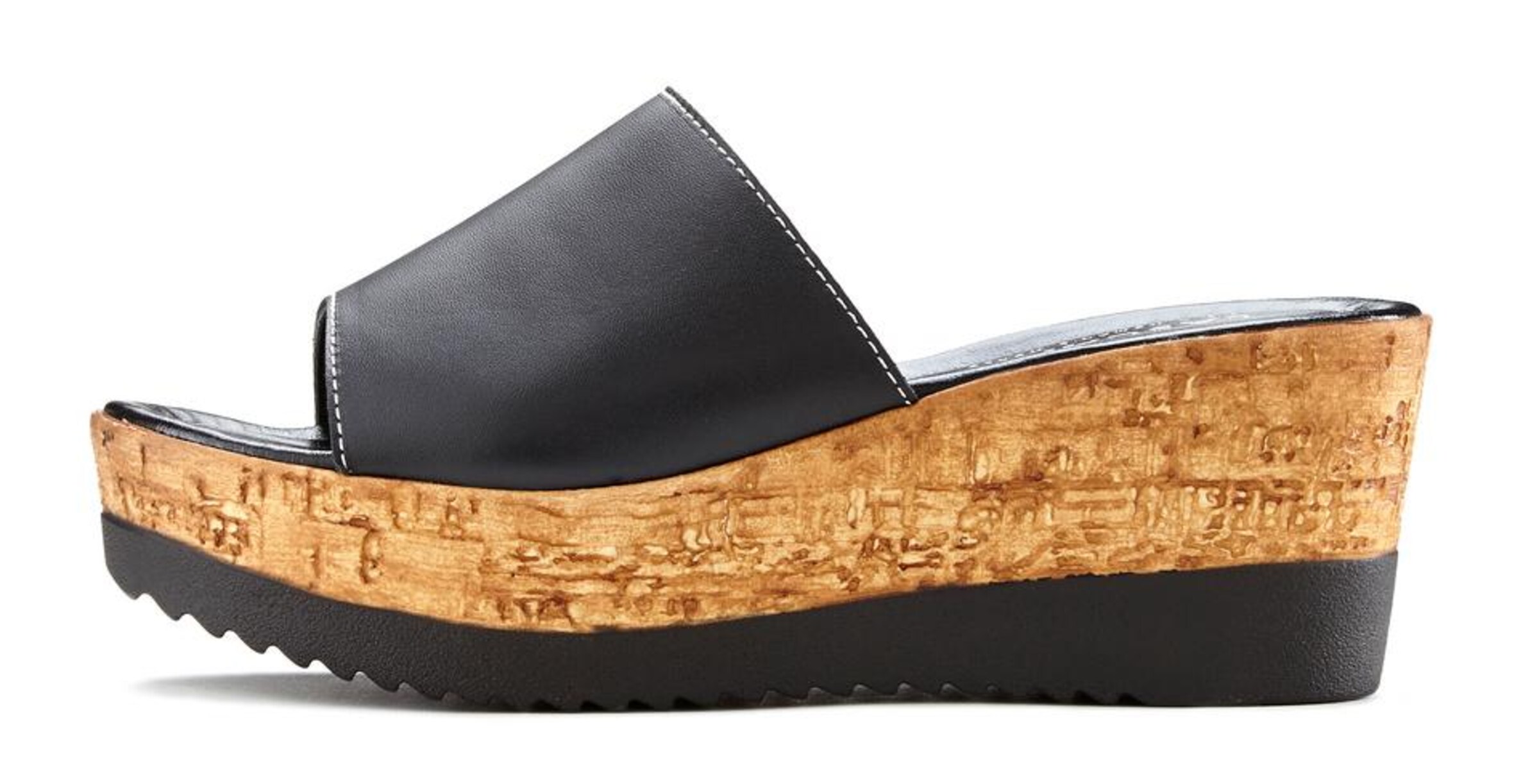 LASCANA Pantolette in Schwarz