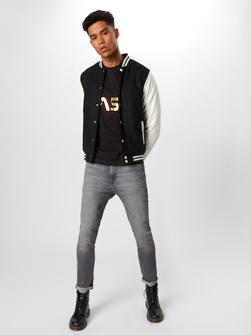 ALPHA INDUSTRIES - Camiseta 'NASA Reflective T' en negro