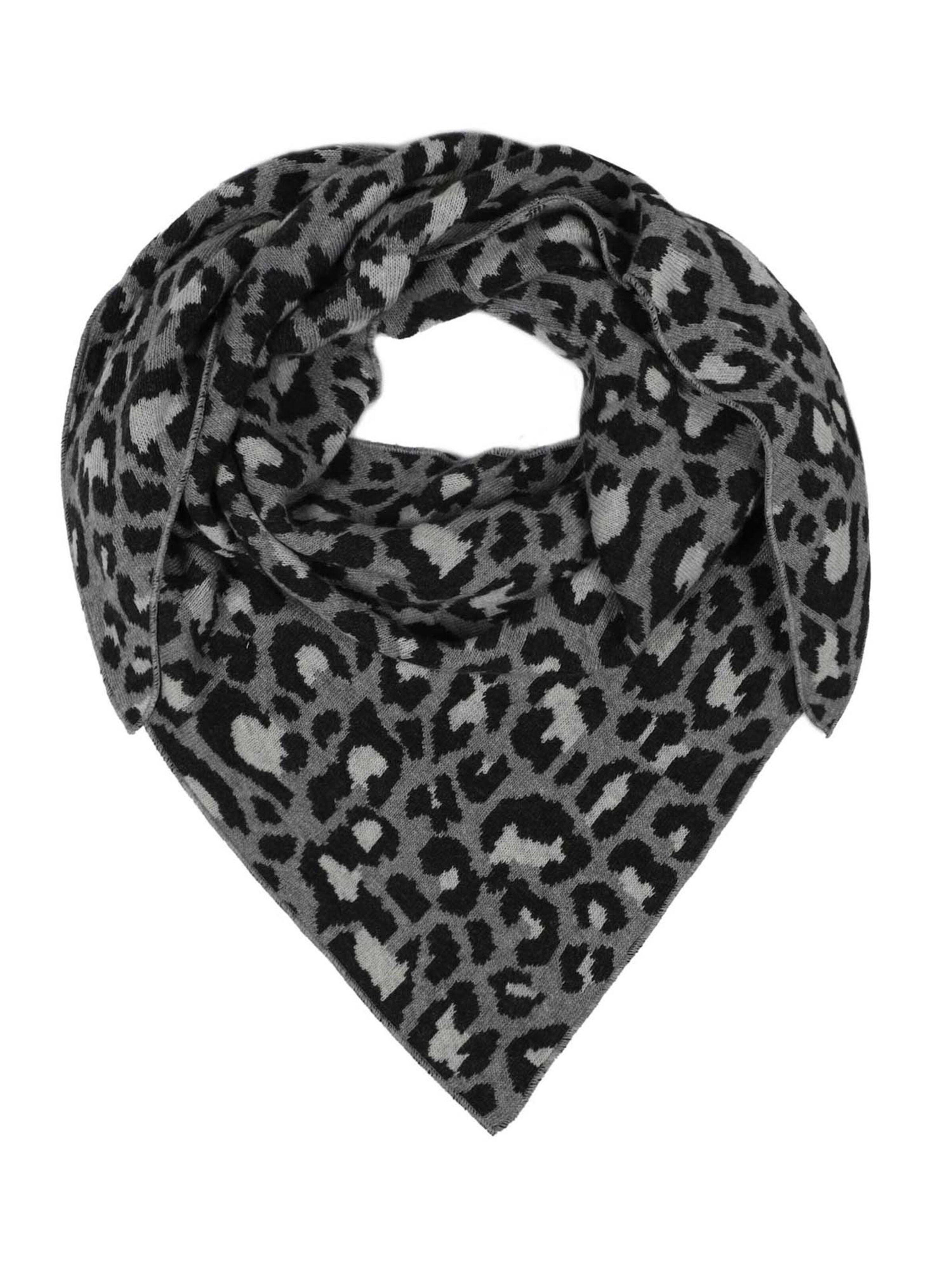 Zwillingsherz - Doek 'Dreieckstuch Leo' in de kleur Donkergrijs