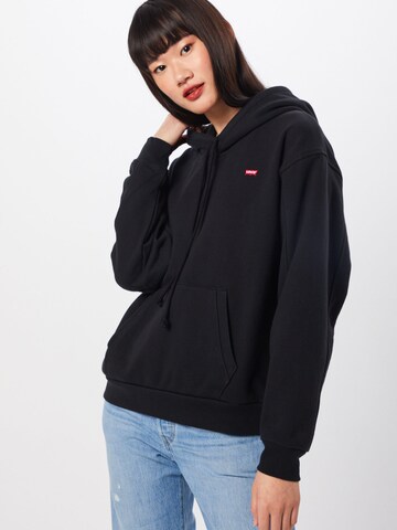 LEVI'S ® Mikina 'Standard Hoodie' - Čierna: predná strana