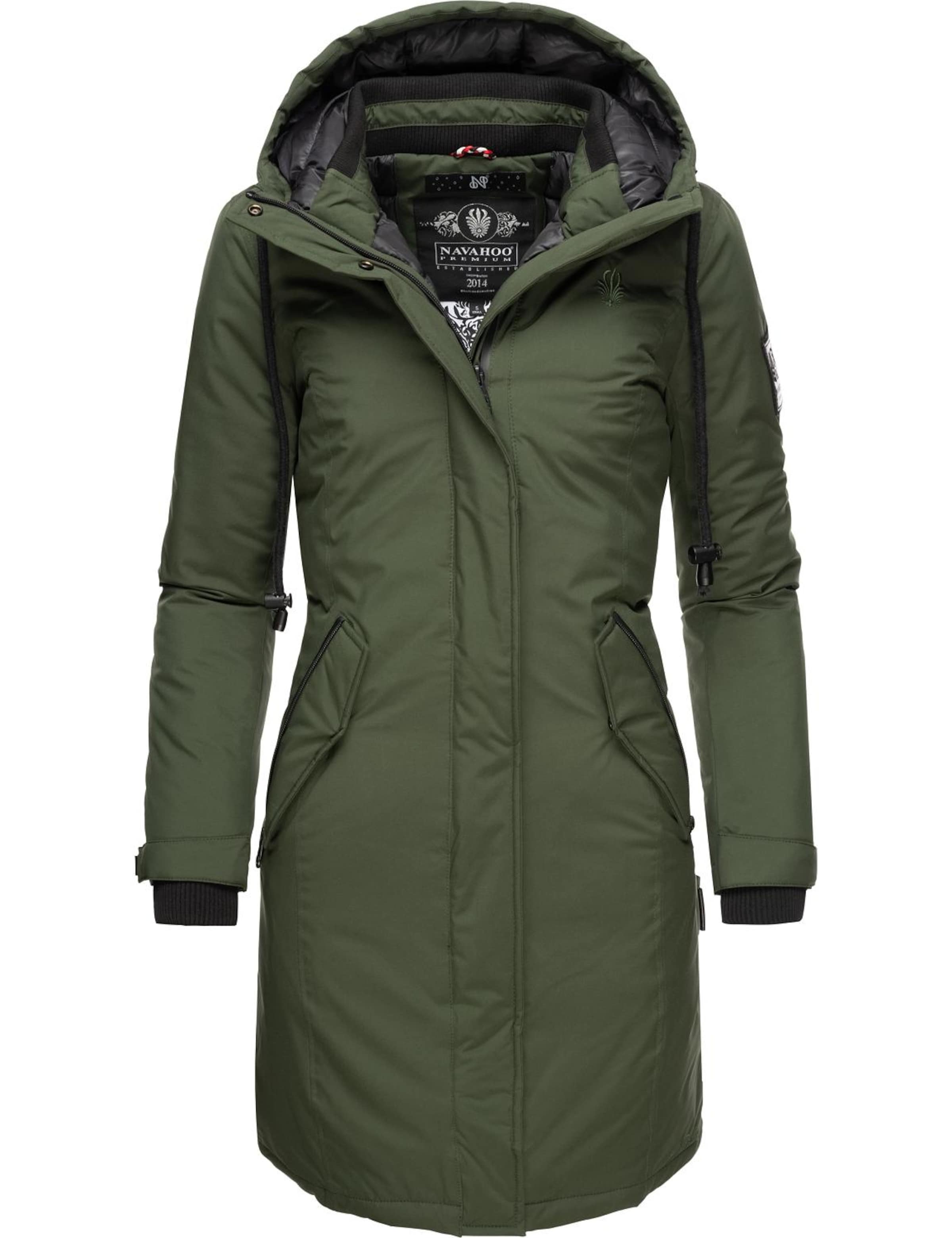 NAVAHOO Vinterkappa i grön