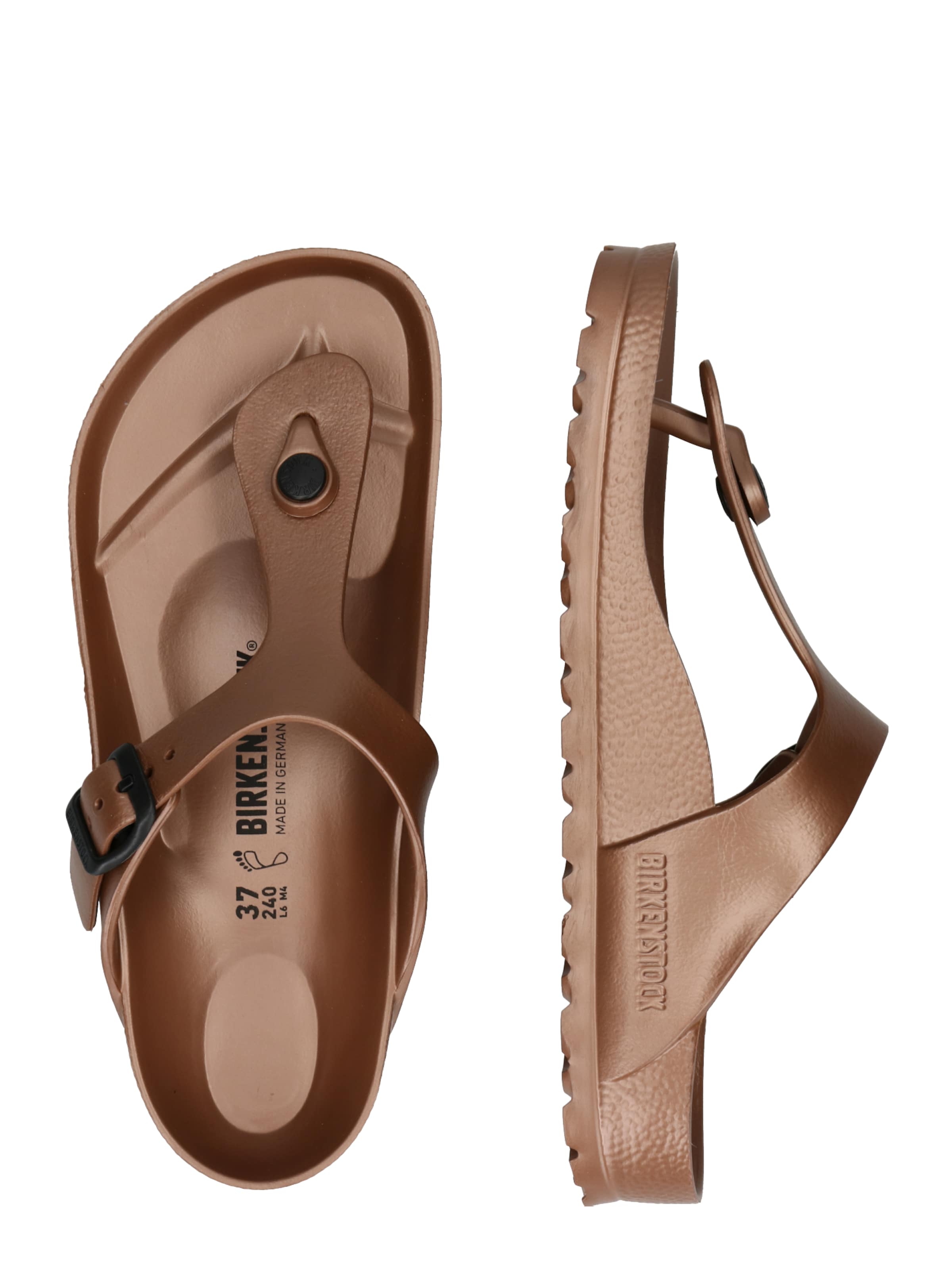 birkenstock gizeh eva bronze