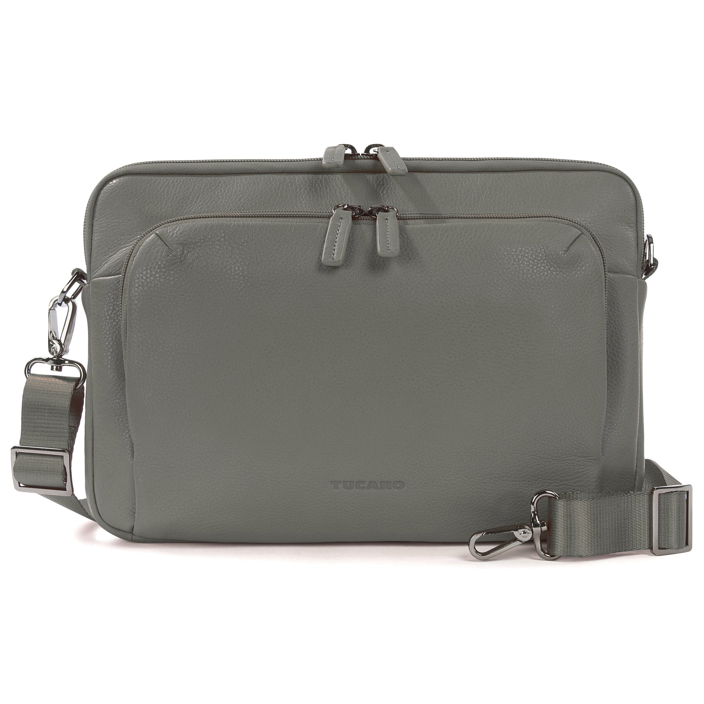 Borsa portadocumenti di TUCANO in grigio: frontale