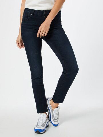 QS Slimfit Jeans 'Catie' in Blauw: voorkant