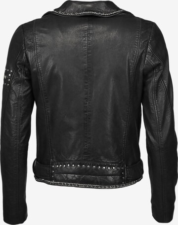 ABOUT in | Lederjacke YOU Schwarz \'Manaia\' Maze