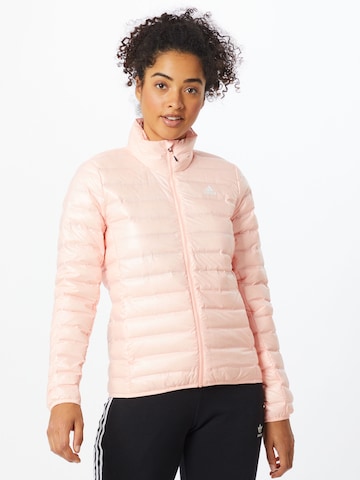 ADIDAS SPORTSWEAR - Casaco deportivo 'Varilite' em rosa: frente