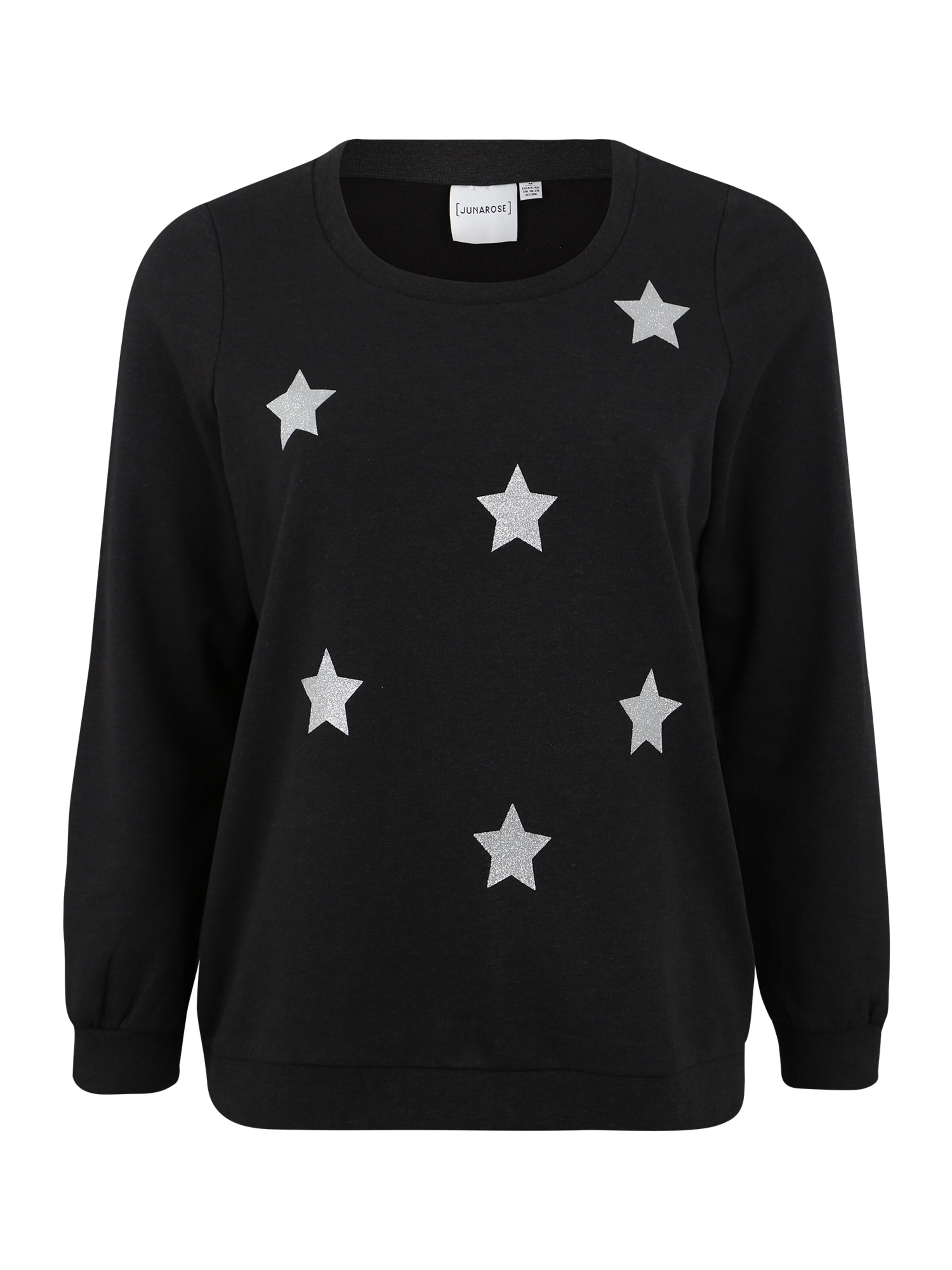 Junarose - Sweatshirt 'DONNA' in de kleur Zwart