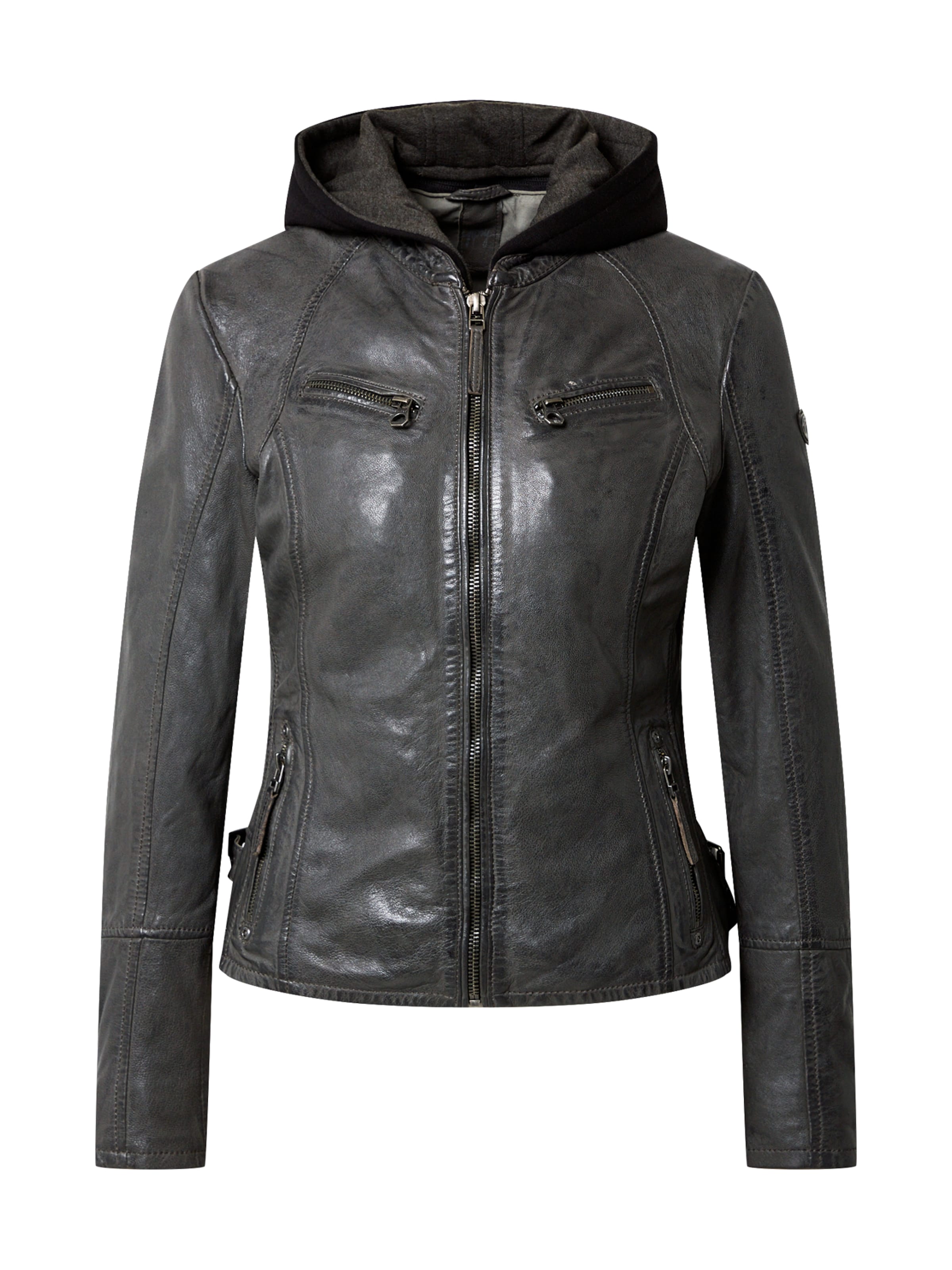 Geacă de primăvară-toamnă 'Nola' de la Gipsy by Mauritius pe gri: față