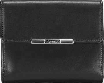 Esquire Crossbody Bag in Black: front