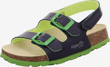 SUPERFIT Sandals & Slippers in Black: front