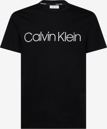 T-Shirt Calvin Klein en noir : devant