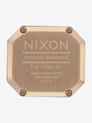 Nixon - Reloj digital 'Siren Milanese' en oro