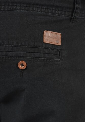 BLEND Regular Leinenshorts 'Lias' mit Kordelzug in Schwarz