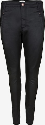 Skinny Pantalon 'Jolie' FIVEUNITS en noir : devant