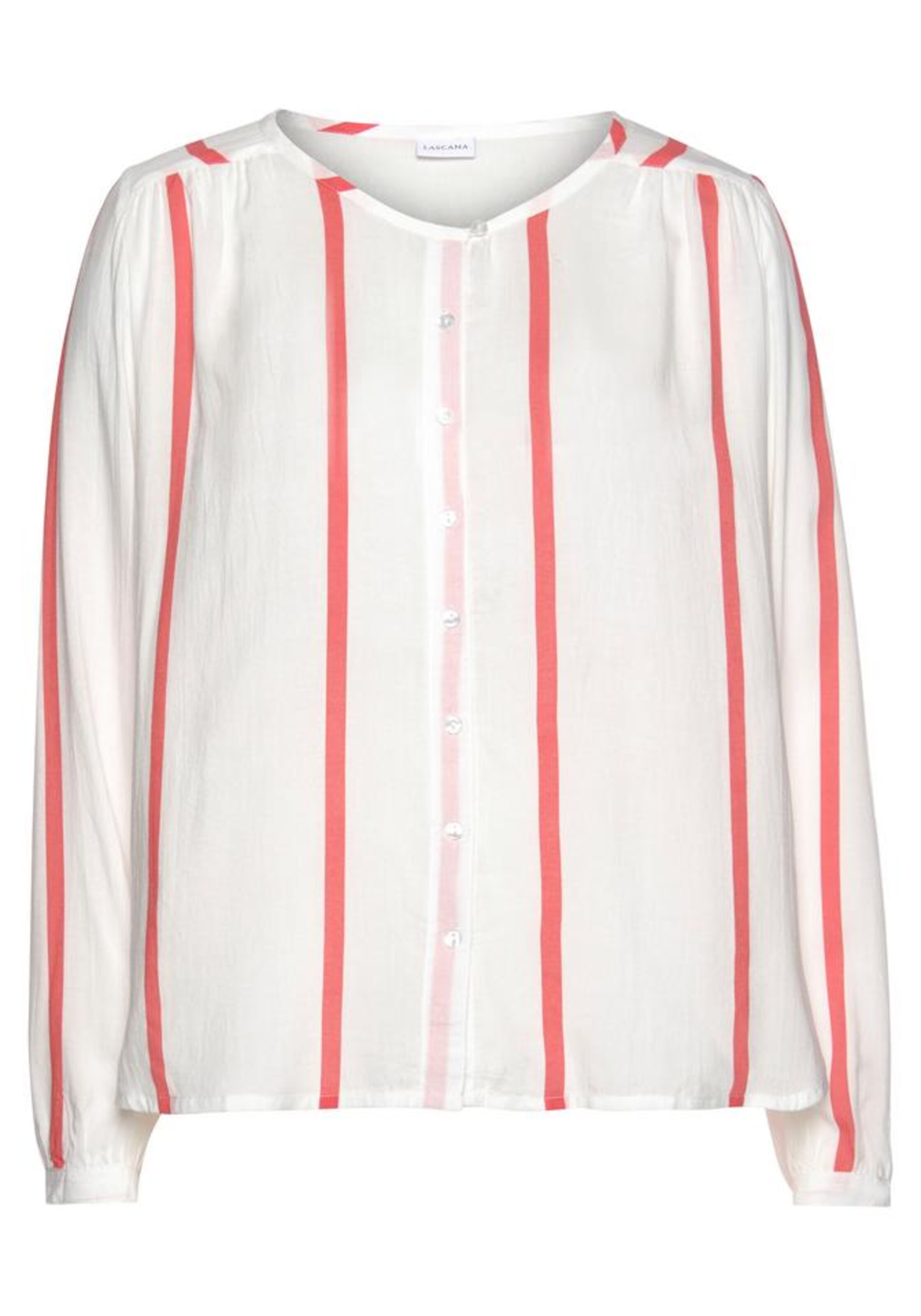 LASCANA Pluus, värv valge: eest vaates