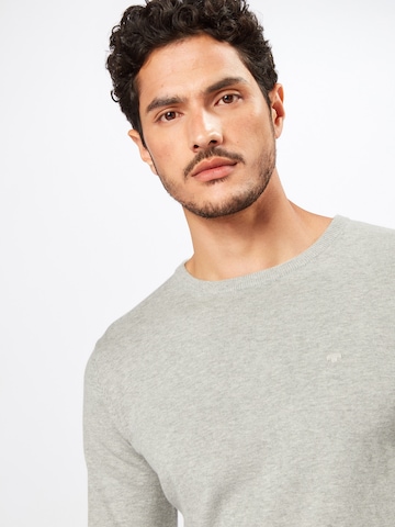 TOM TAILOR - Regular Fit Pullover em cinzento