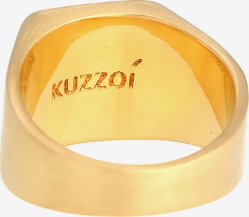 KUZZOI Ring Pfeil, Siegelring in Gold