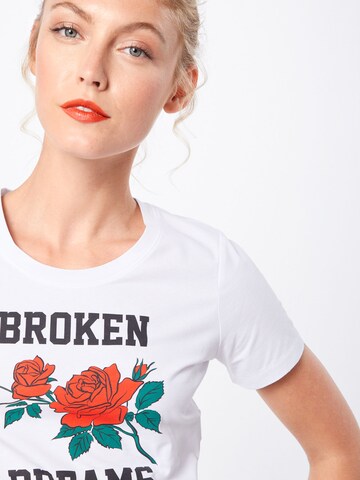 Merchcode Shirt 'Broken Dreams' in Wit