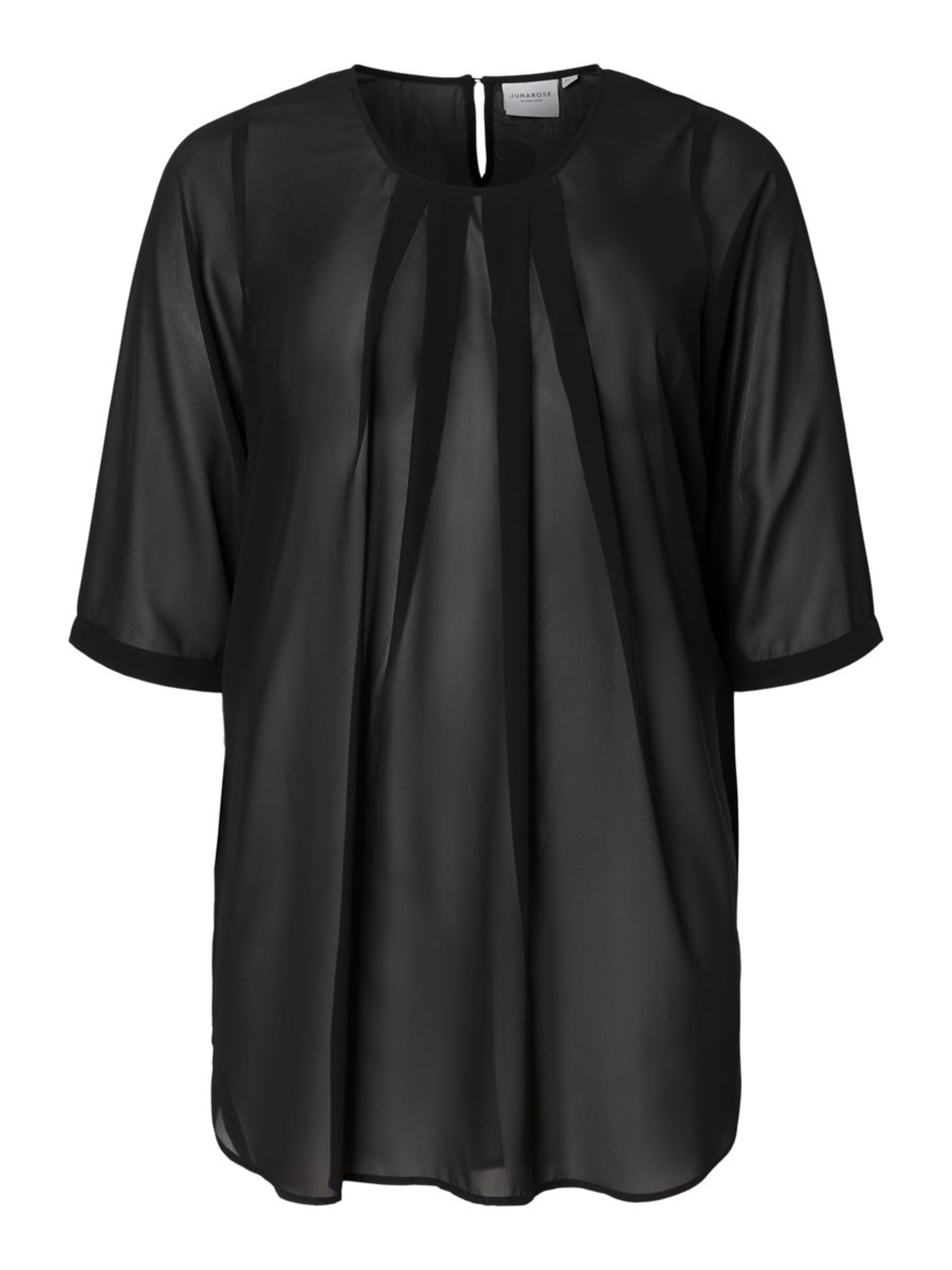 Junarose - Tuniek in de kleur Zwart