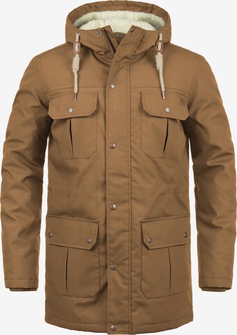 !Solid Winterparka 'Chara Teddy' in Bruin: voorkant