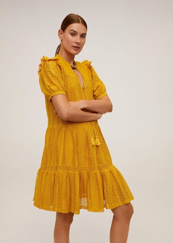 Robe 'Pasion' MANGO en jaune : devant