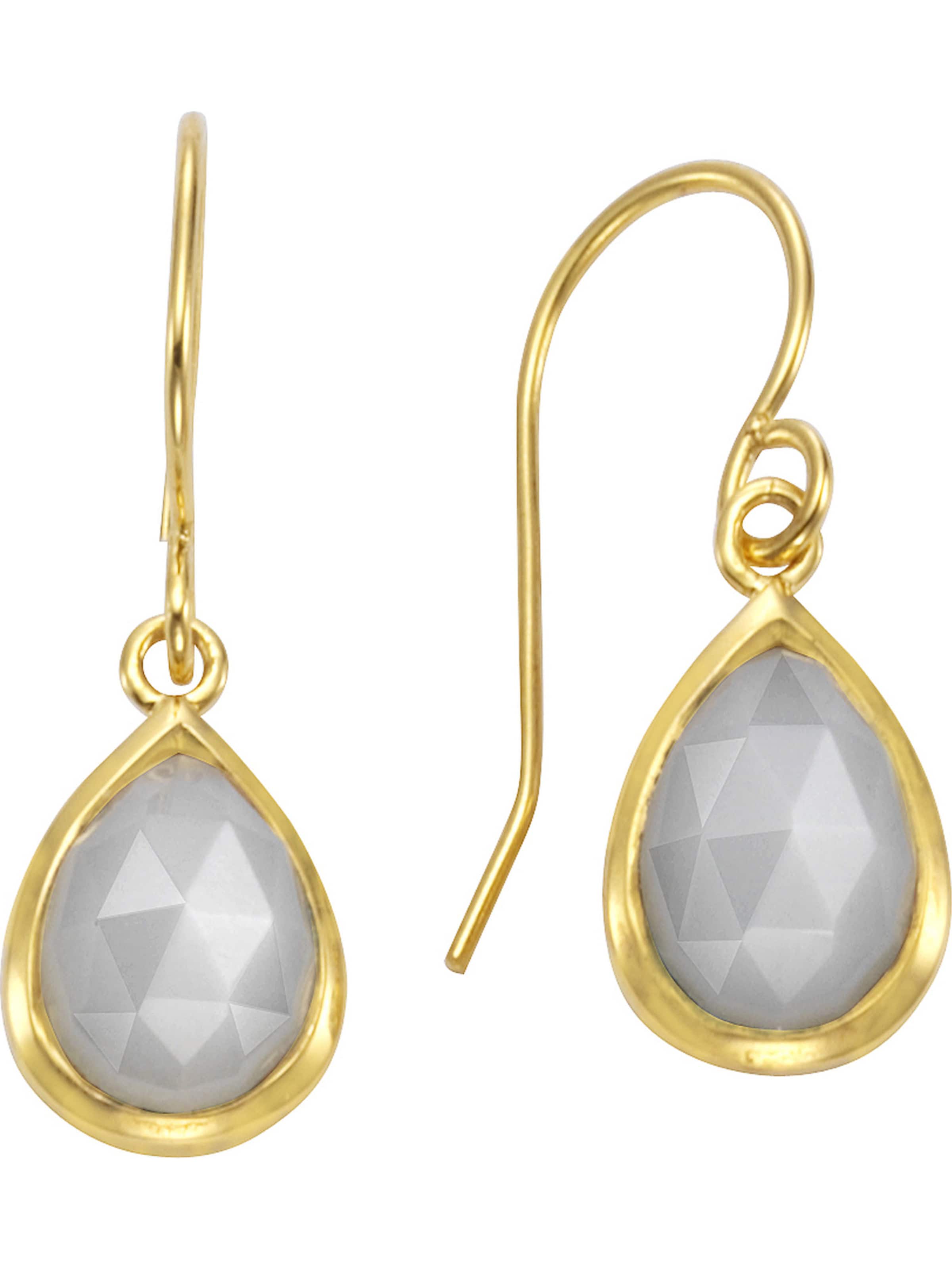 Jamelli Earrings in Gold: front
