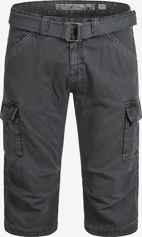 Pantalon cargo 'Nicolas' INDICODE JEANS en gris : devant