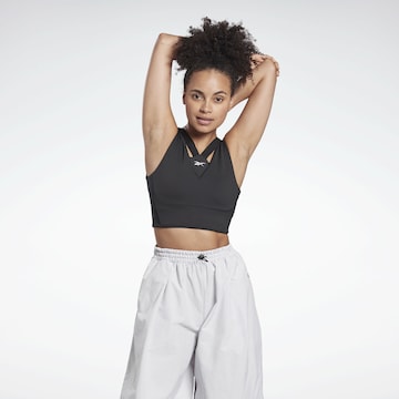Reebok Bustier Biustonosz sportowy w kolorze czarny