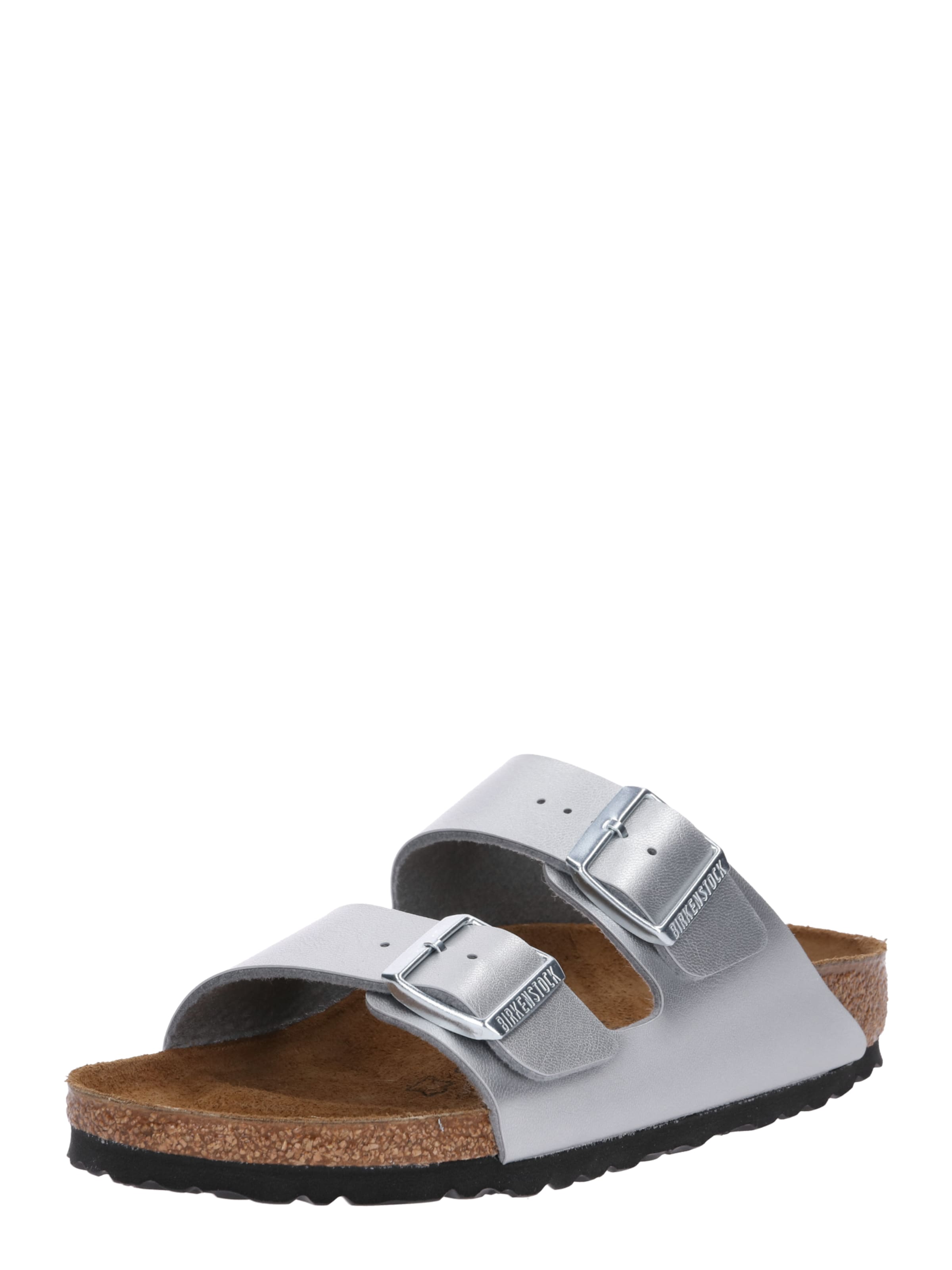 BIRKENSTOCK Μιούλ 'Arizona' σε ασημί: μπροστά