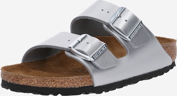 Mule 'Arizona' BIRKENSTOCK en argent : devant